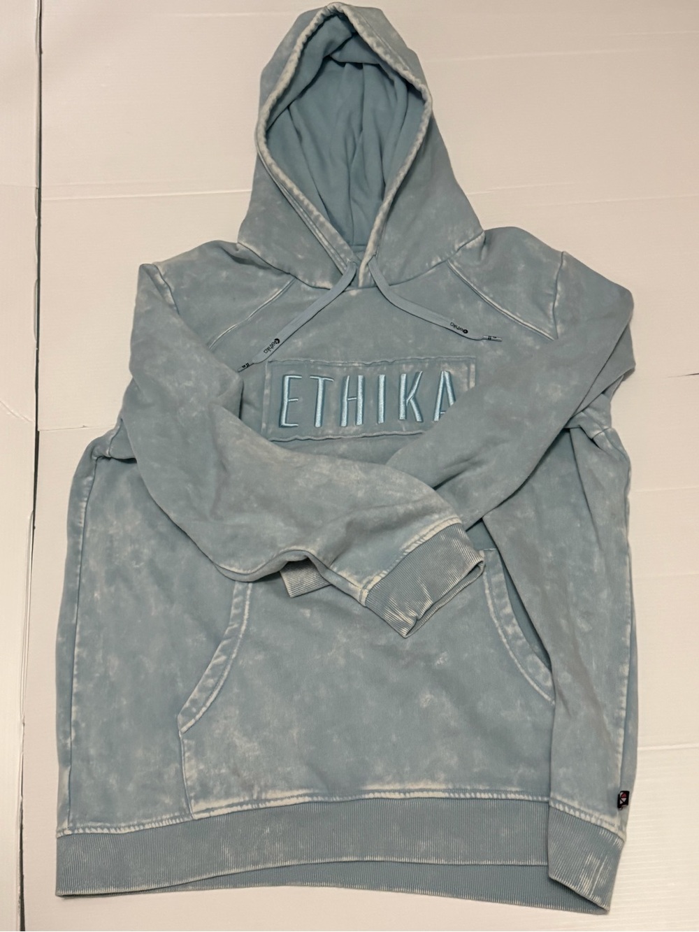 ethika Light Blue Washed Crewneck Hoodie deadstock out of print